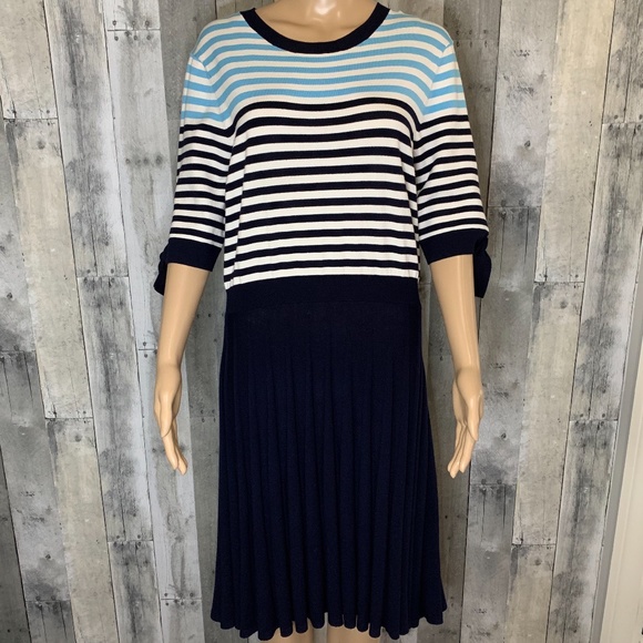 Draper James Sailor Blue Sweater Dress NWT - Picture 4 of 12